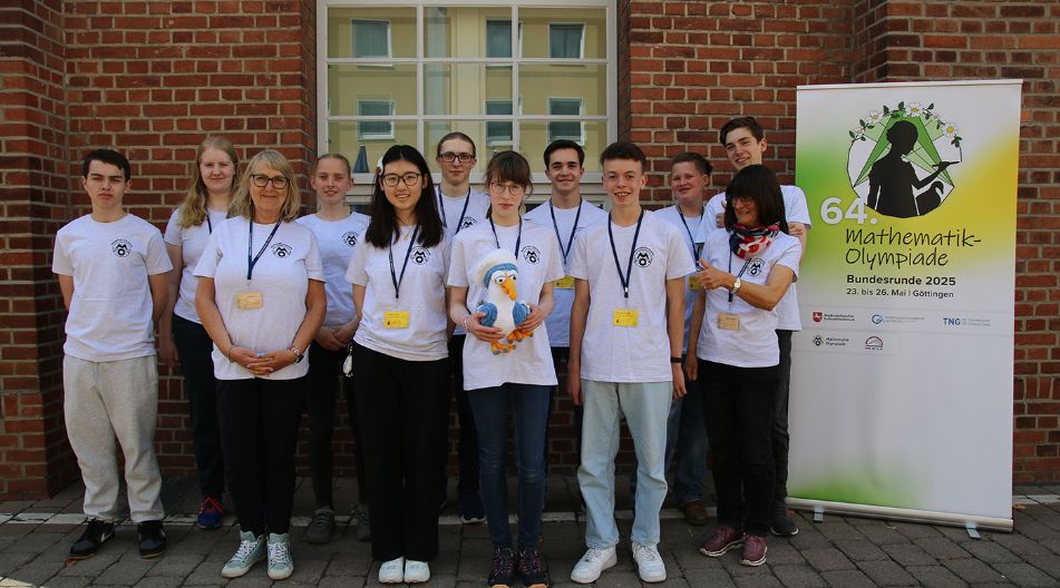 Das Team aus Mecklenburg-Vorpommern bei der Bundesrunde der Mathematik-Olympiade 2025
