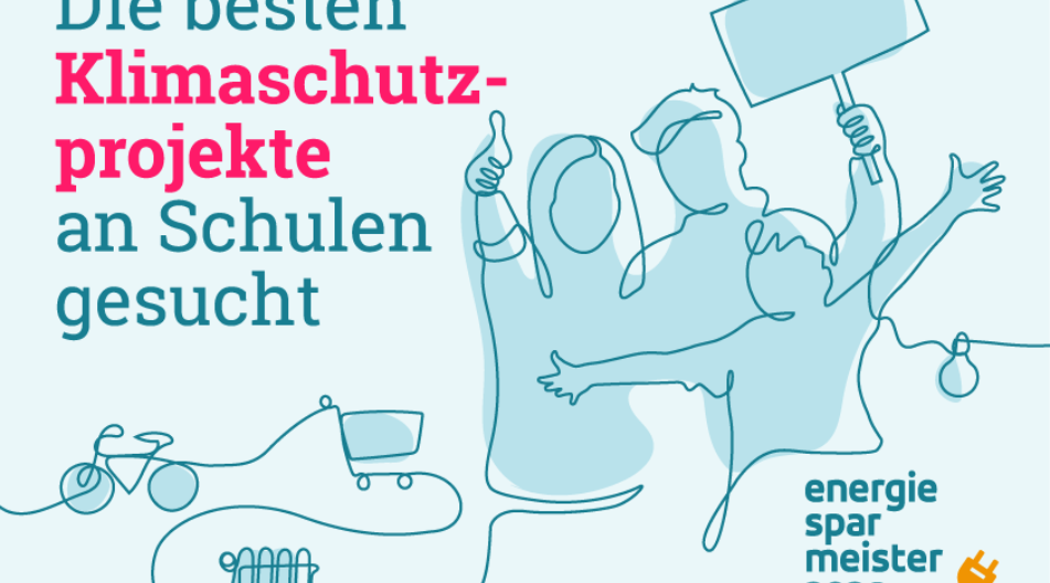 Das Logo des Schulwettbewerbs "Energiesparmeister 2026"